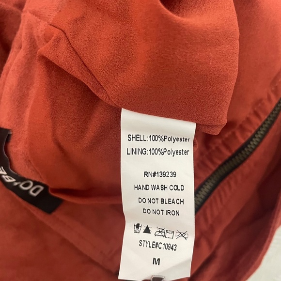 DO+BE Women's Faux Suede Fringe Mini Skirt Sz M - Picture 9 of 10